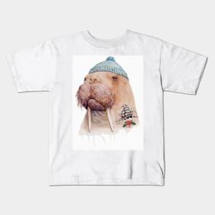 Tattooed Walrus Kids T-Shirt